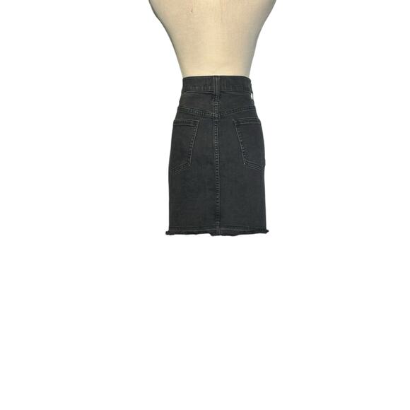 Madewell black Jean mini skirt size 30 - Picture 12 of 16